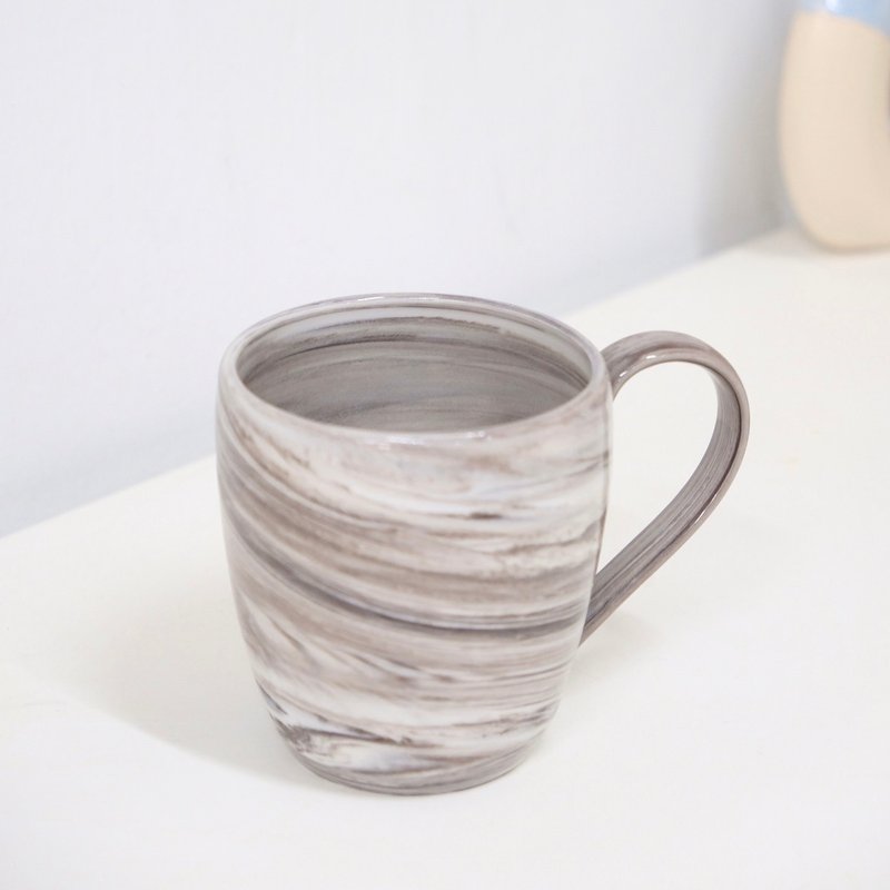 Marble coffee cup - Mugs - Porcelain Black