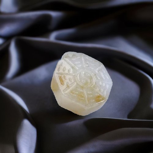 瓔珞珠寶盒 E.L.Jewelry Box 【乾坤太極】冰種飄黃翡翠八卦吊墜 | 天然緬甸A貨翡翠 | 送禮