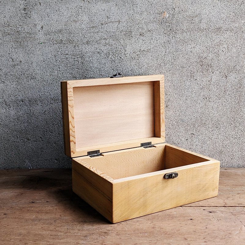 收納/收藏/送禮檜木木盒 - 居家收納/收納盒/收納用品 - 木頭 橘色