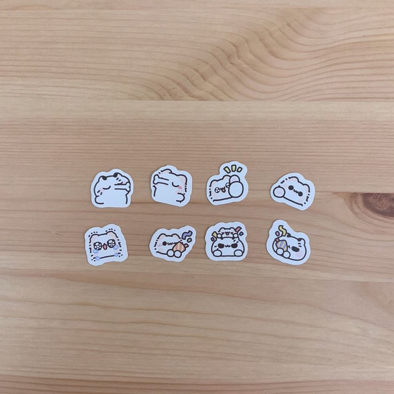 【新款到貨】壞喵與毛喵 - 超萌表情貼紙組(每包24張) - 貼紙 - 紙 