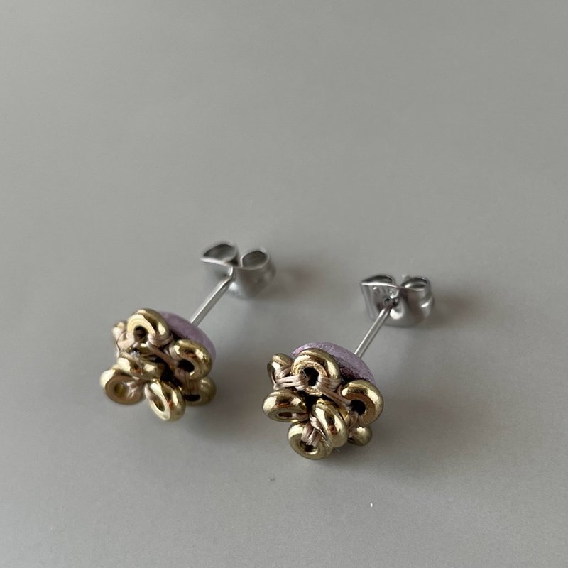 Brass*【Donuts】 - Earrings & Clip-ons - Other Materials Gold