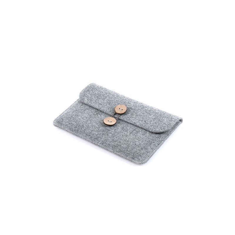 Suo Ran iPad Pro 9.7-inch liner bag can hold keyboard and Apple Pencil protective cover iPad Air 2 wool felt protective bag mini 4 tablet clutch - Tablet & Laptop Cases - Wool Gray