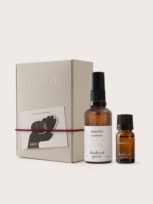 susurro 【快速出貨】明星香氣禮盒組 植物芳香精油 枕頭織品噴霧