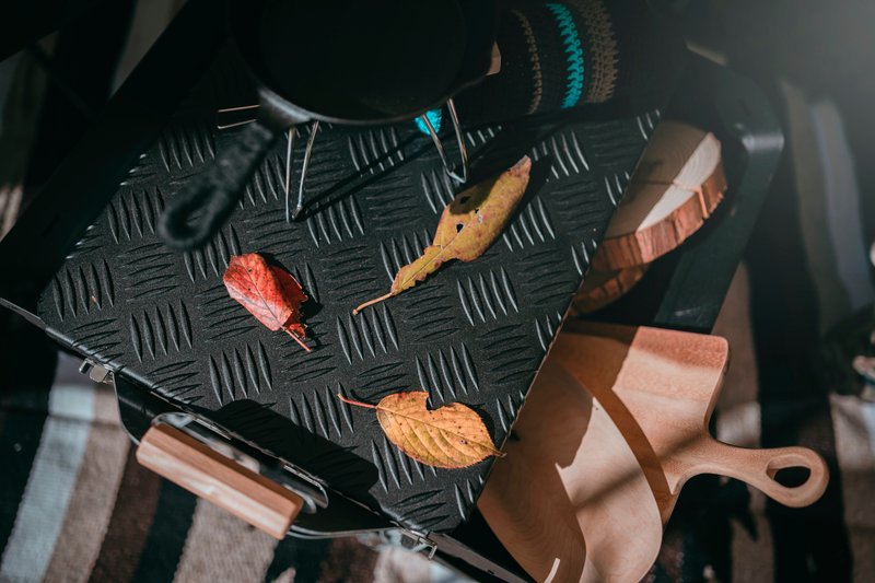 Snow Peak UG-025 鐵箱專用-日式五爪鋁板 (黑色粉體烤漆) (原色) - 露營用品 - 鋁合金 