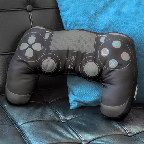 遊戲家 Gameshop PlayStation PS4 SONY索尼 PS4 DUALSHOC 4 遊戲手把造型抱枕 -黑