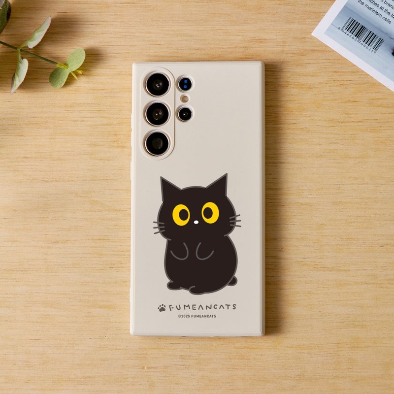 黃阿瑪搜可史萌萌站立純色矽膠SAMSUNG手機殼 - 手機殼/手機套 - 塑膠 多色