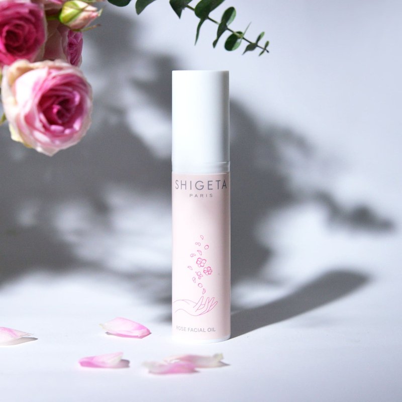 法國 SHIGETA 玫瑰泉源臉部按摩油 30ml - 身體乳/按摩油 - 其他材質 