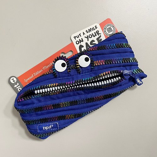 zipit Wildling savage monster pencil case/line black - Shop zipit Pencil  Cases - Pinkoi