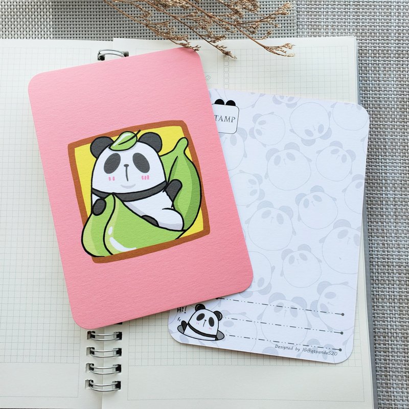 Panda Postcard - Cards & Postcards - Paper Multicolor