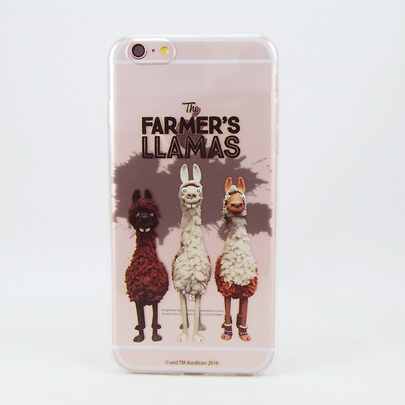 Smiled sheep genuine authority (Shaun The Sheep) -TPU phone case: [grassland] three silly "iPhone / Samsung / HTC / Sony / millet / OPPO" - Phone Cases - Silicone Brown