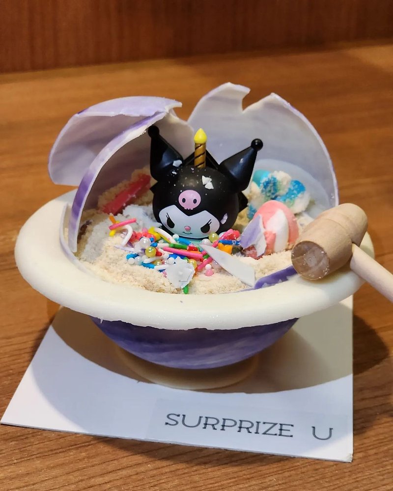 Kuromi popping cake - Cake & Desserts - Other Materials Purple