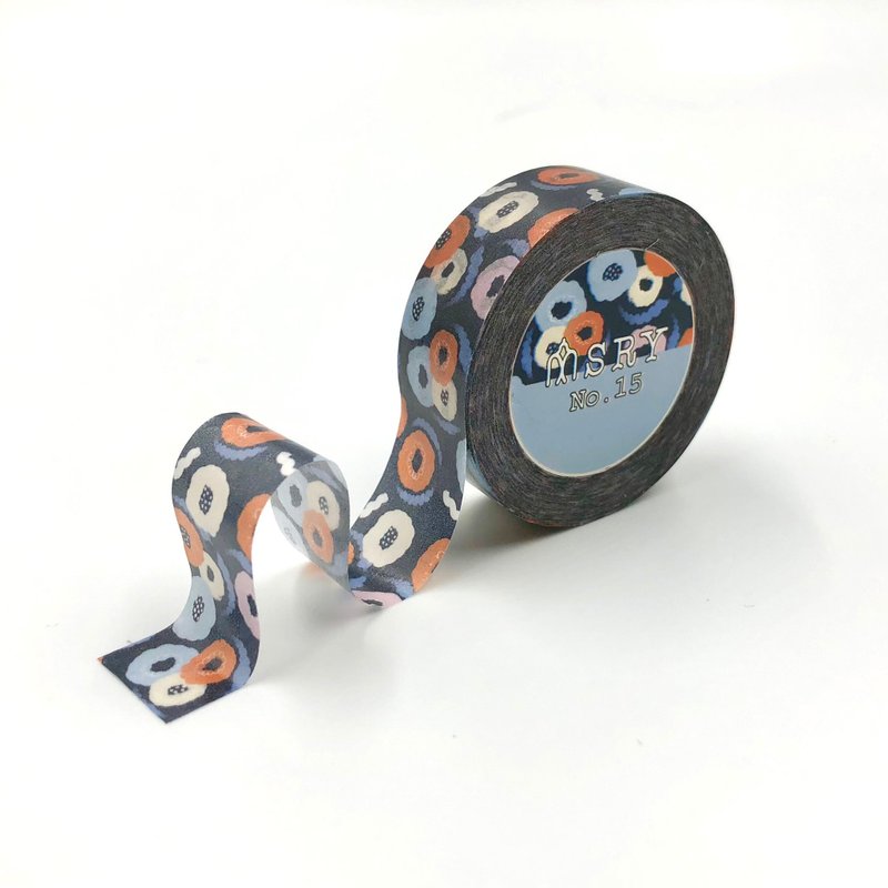 Rachel's No.15 Printed Washi Tape | 15mm - มาสกิ้งเทป - กระดาษ หลากหลายสี