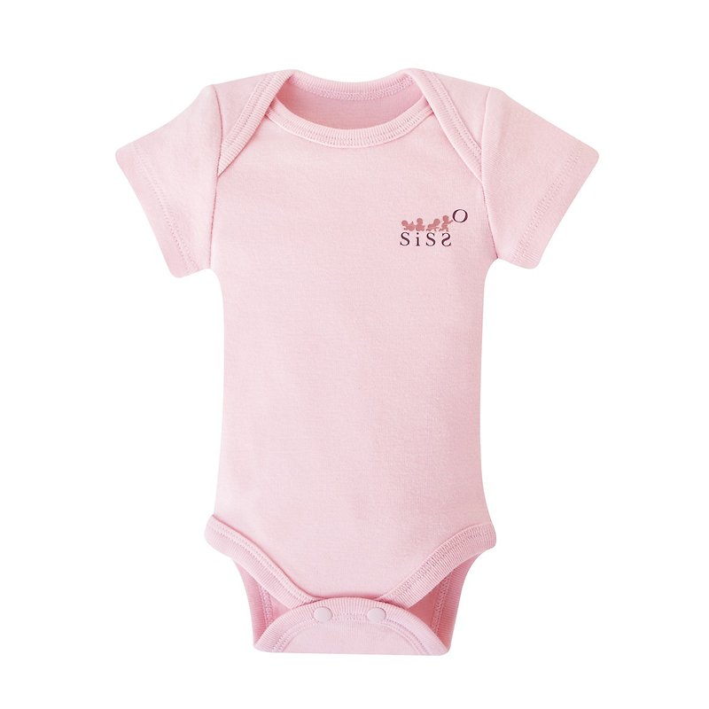 【SISSO Organic Cotton】Organic Cotton Premature Baby Onesies(Madder Dye) NB - Onesies - Cotton & Hemp Pink