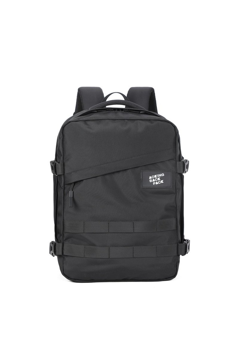 AOKING Travel Backpack XN4029 black - กระเป๋าเป้สะพายหลัง - วัสดุอื่นๆ สีดำ