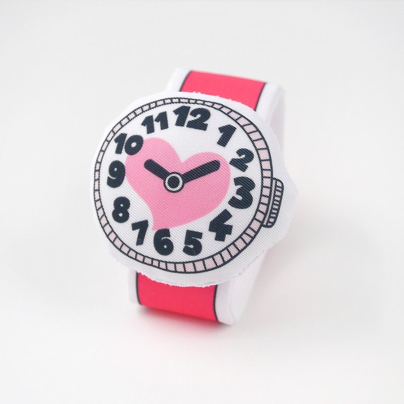 我的第一隻布手錶 My first Baby Watch (C09A01) - 其他 - 棉．麻 粉紅色