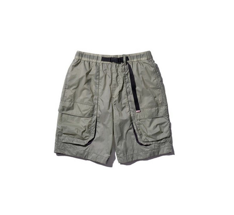 AECA Stitched Cargo Nylon Shorts立體尼龍工作短褲(兩色) - 男短褲/工作短褲 - 其他材質 多色