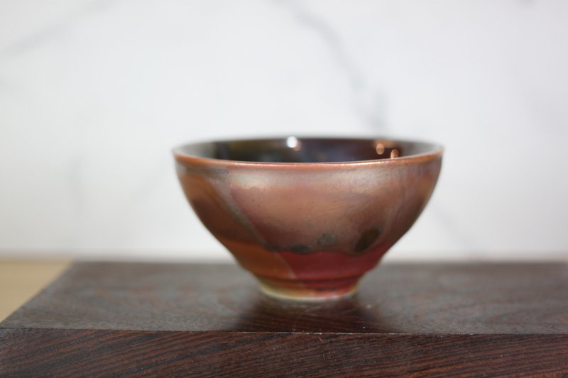 [Christmas Gift Box] 120ml Tianmu Glazed Wood Fired Tea Cup Tea Bowl Works by the famous Yingge artist Ye Minxiang - ถ้วย - เครื่องลายคราม 