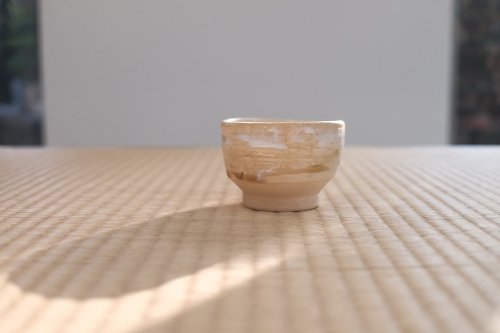 美惠子陶工作室 手作白釉小碗