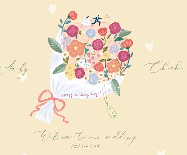 結婚式、記念日に特別な絵お引き受けします 結婚式、記念日に特別な絵お引き受けします