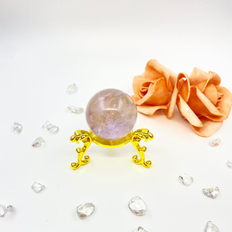 薰衣草紫水晶球連底座 | 水晶 | 水晶球 | 水晶擺件 - 其他 - 水晶 紫色