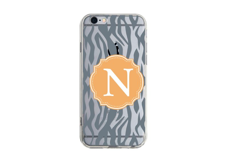 字母N - iPhone X 8 7 6s Plus 5s 三星 S7 S8 S9 手機殼 - 手機殼/手機套 - 塑膠 