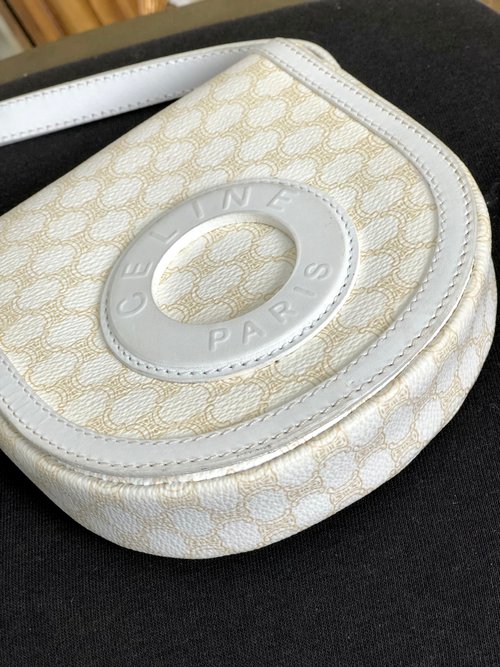 日本直送 名牌中古包 】CELINE セリーヌ マカダム ロゴサークル