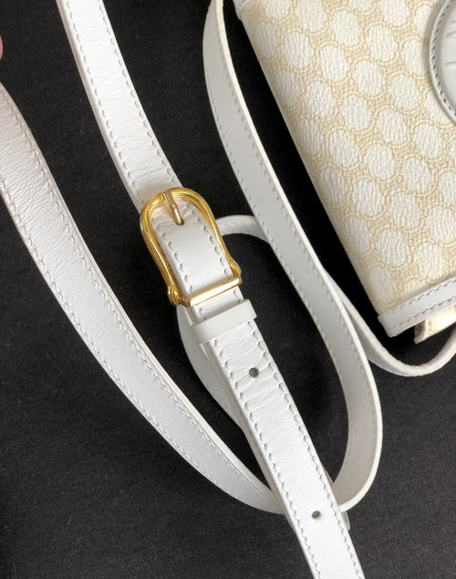 日本直送 名牌中古包 】CELINE セリーヌ マカダム ロゴサークル