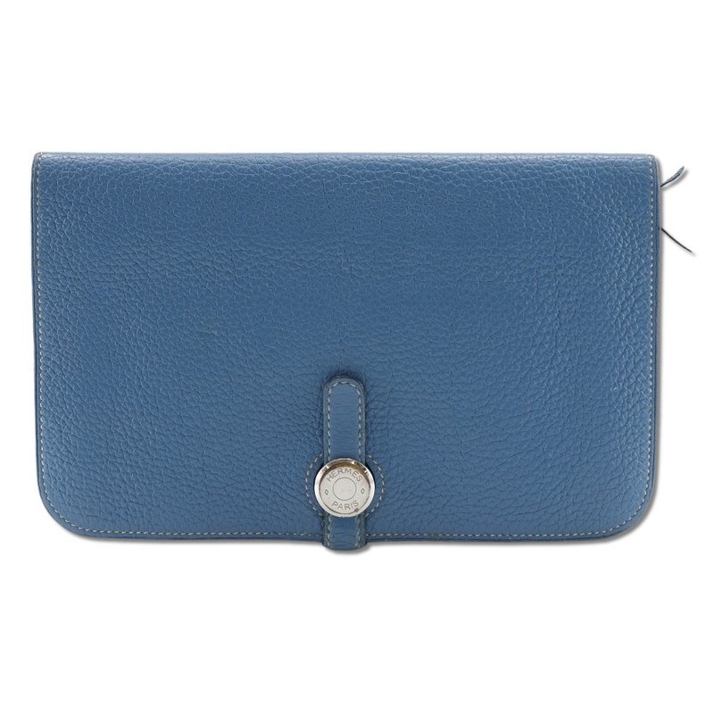【日本直送】エルメス HERMES ドゴンGM 長財布 トゴ ユニセックス【中古】 - 錢包/皮夾/長短夾 - 真皮 藍色