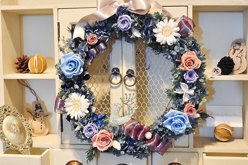 2016 Winter Wreath: Silver Linings│ Winter star wreath - ตกแต่งต้นไม้ - พืช/ดอกไม้ 