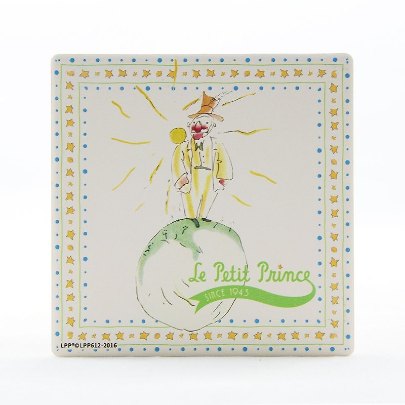 The Little Prince Classic authorization - water coaster: [person] ego (round / square) - Coasters - Pottery Yellow