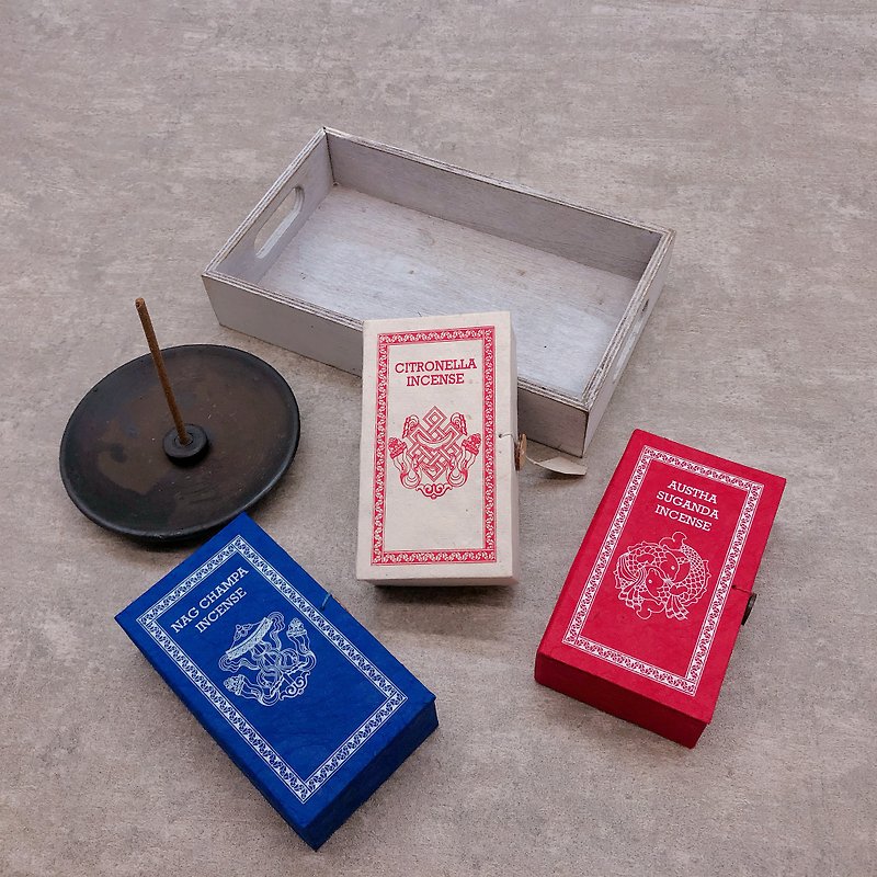 Stupa Box Incense - Exotic Set - น้ำหอม - สารสกัดไม้ก๊อก หลากหลายสี