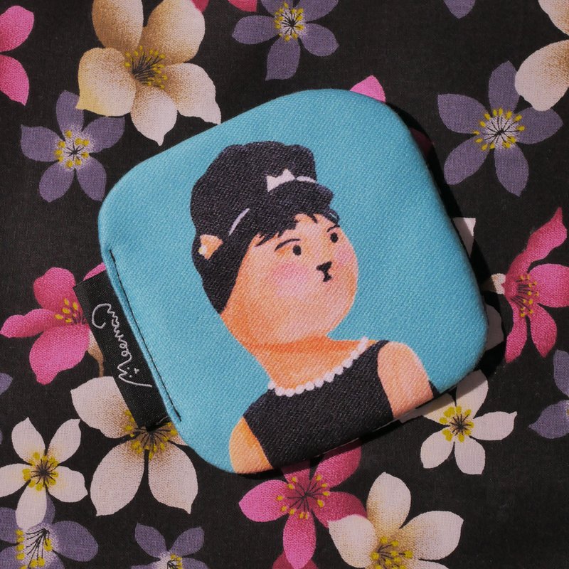 Black Little Dress Cat Handmade Absorbent Towel coaster - ที่รองแก้ว - ผ้าฝ้าย/ผ้าลินิน หลากหลายสี