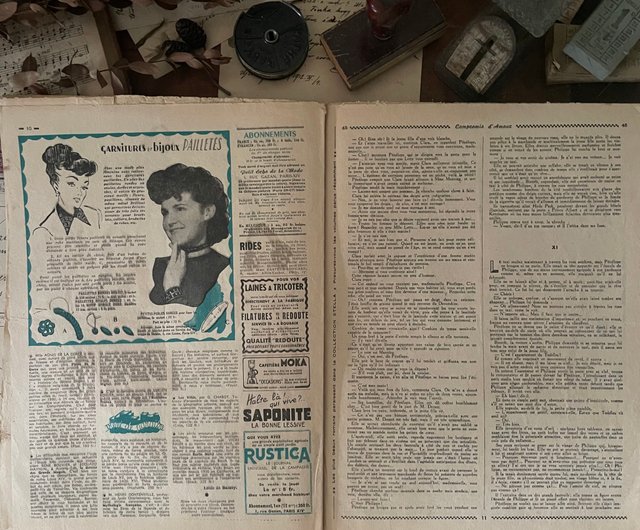 超大型本 1868年 フランス ファッション雑誌 アンティーク 洋書 インテリア 71ccOPyV3OL._AC_UF350,