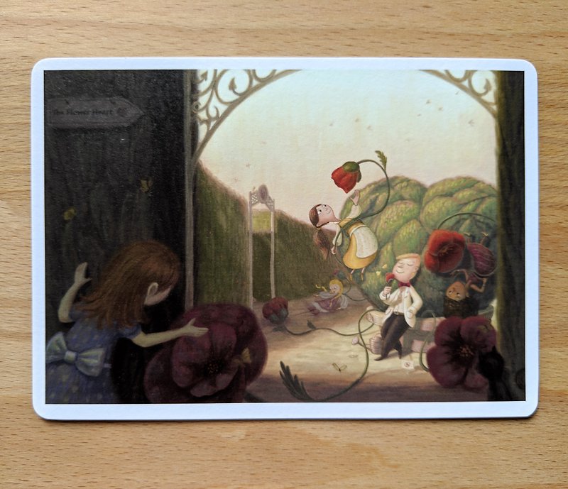 The Flower Hearts / Postcard - การ์ด/โปสการ์ด - กระดาษ 