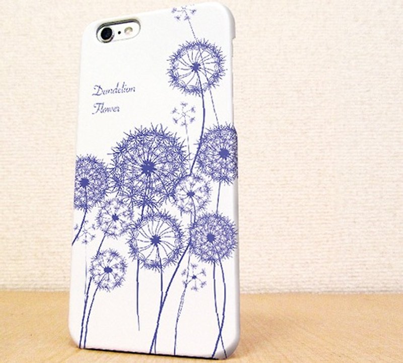 (Free shipping) iPhone case GALAXY case ☆ Dandelion 2 - เคส/ซองมือถือ - พลาสติก สีน้ำเงิน