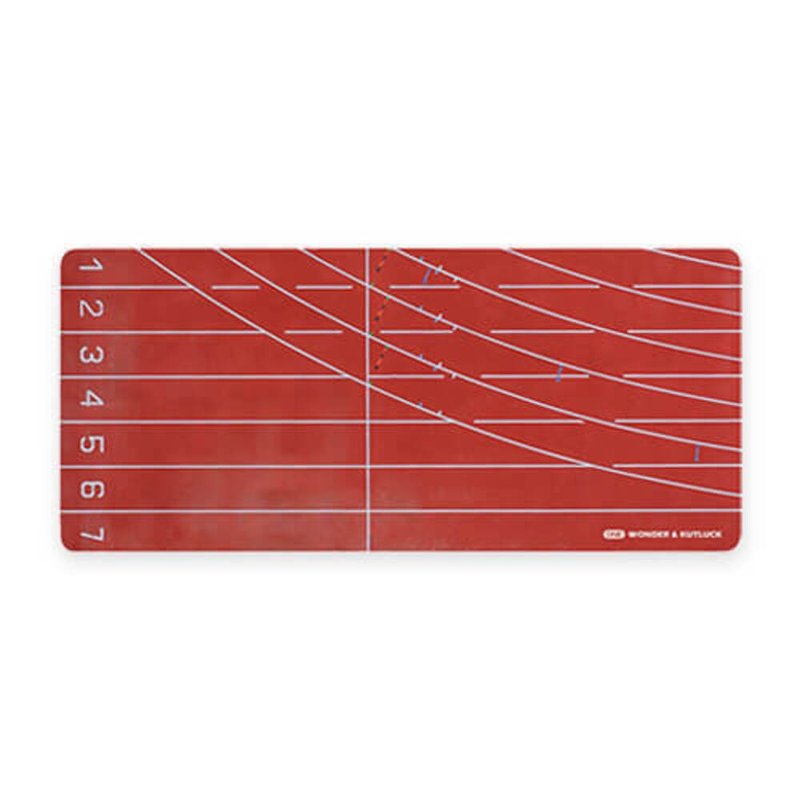 ONE track and field track non-slip mouse mat table mat floor mat - แผ่นรองเมาส์ - เส้นใยสังเคราะห์ หลากหลายสี