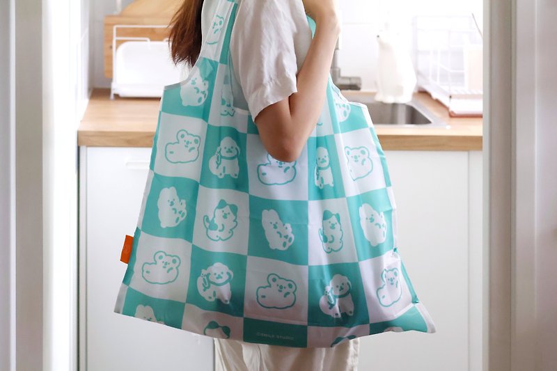 Smile Studio X Vinnic Foldable Tote Bag - Handbags & Totes - Plastic 
