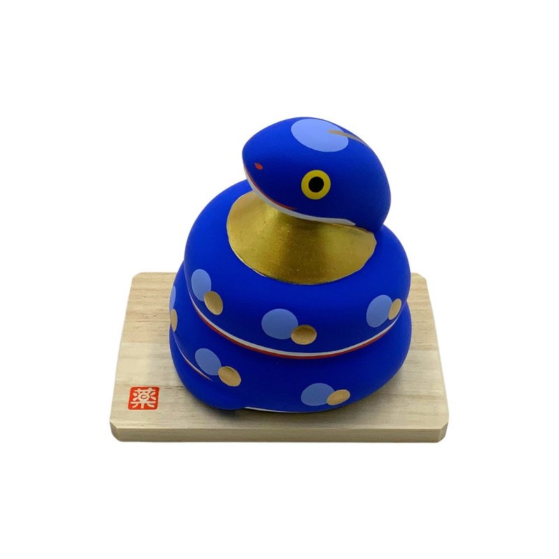 【招福干支】開運干支 生肖蛇 緣起物 來福蛇 R163 - 擺飾/家飾品 - 其他材質 