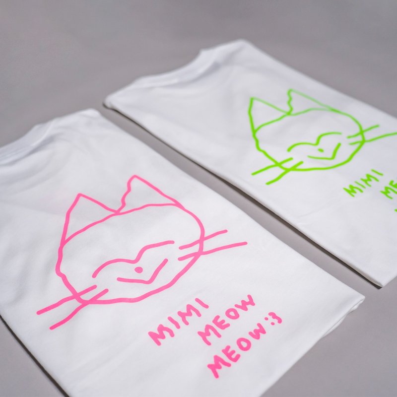 Mimi cat clothes - เสื้อยืดผู้หญิง - ผ้าฝ้าย/ผ้าลินิน 