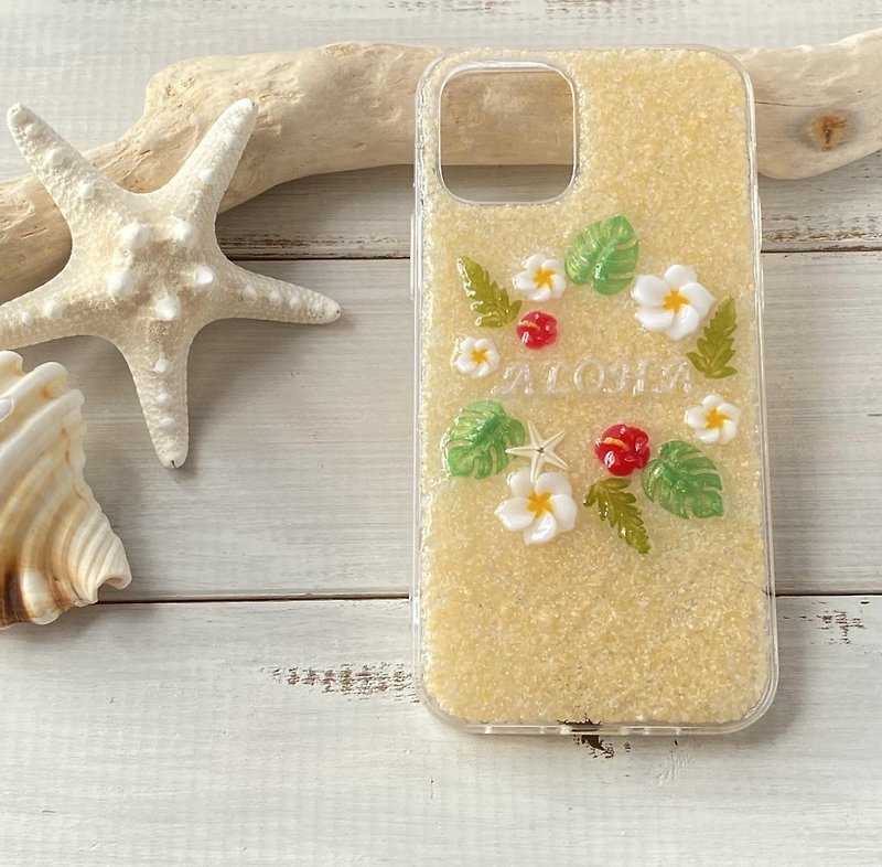Hawaiian wreath beach for iPhone models - Phone Cases - Resin Multicolor