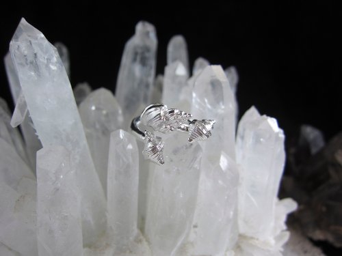 S-JEWELRY首飾店 小海螺925銀手工純銀開口戒指