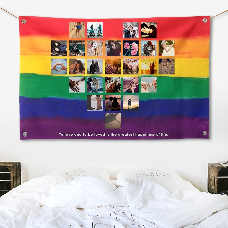 Customized hanging cloth rainbow - โปสเตอร์ - วัสดุอื่นๆ หลากหลายสี
