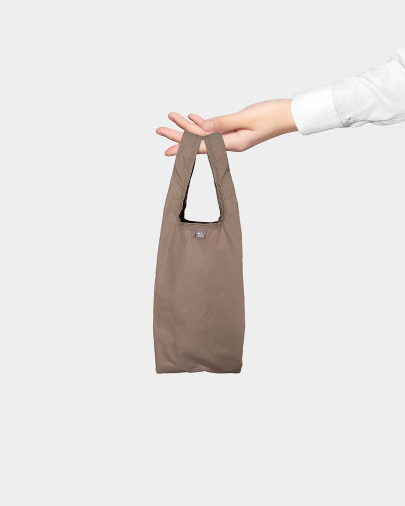 U1 reusable bag / Warm Taupe - กระเป๋าถือ - เส้นใยสังเคราะห์ สีนำ้ตาล