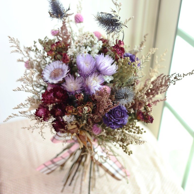 Wreaths Manor*Handmade jewelry bouquet*custom made ​​* suitors bouquet bouquets of dried flowers ~ ~ ~ ~ NO.144安娜亚西亚 - ตกแต่งต้นไม้ - พืช/ดอกไม้ 
