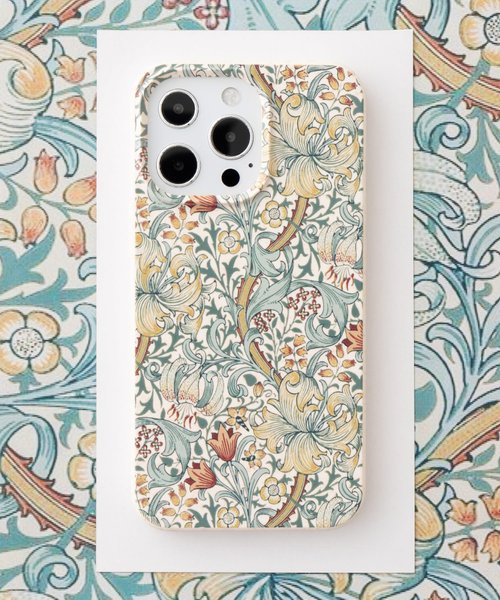 jubileedesign 威廉莫里斯設計 iPhone13 PRO 生物可分解性環保手機殼 黃金百合B