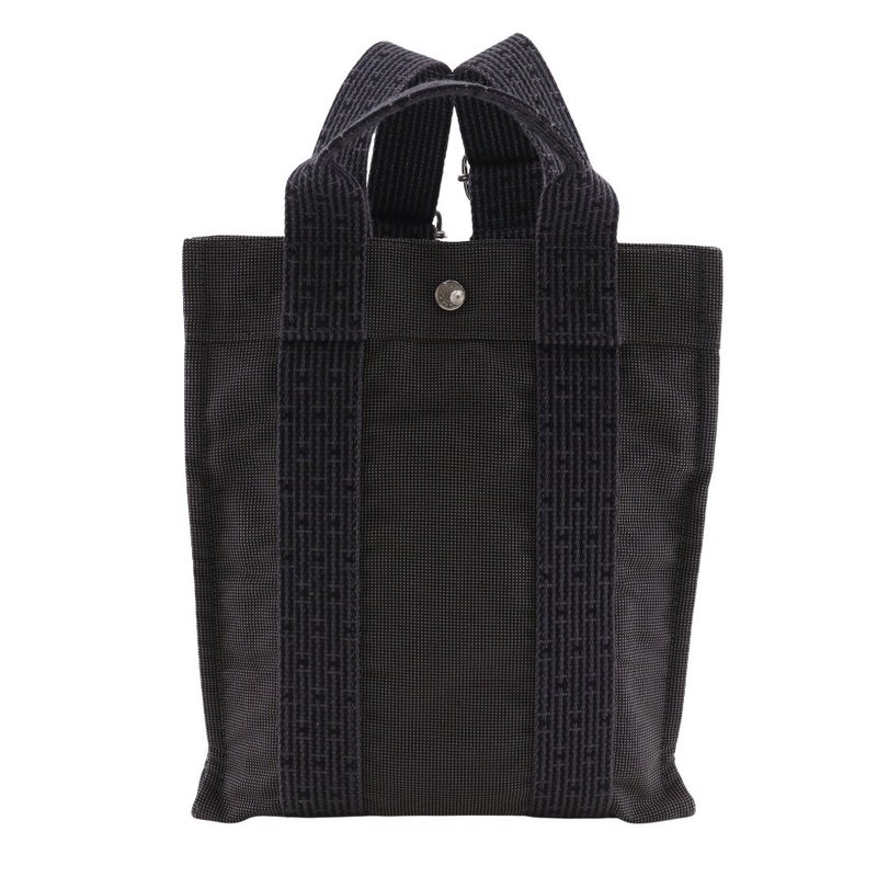 [Direct from Japan] HERMES Sac a Dos PM Backpack Daypack Herline Nylon Canvas Gray Women's [Used] - กระเป๋าเป้สะพายหลัง - ไนลอน สีเทา