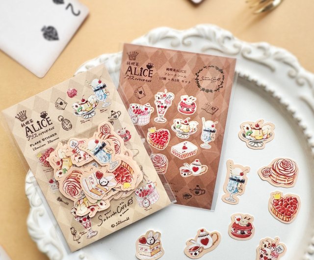 純喫茶ALICE フレークシール - ショップ sakurabaCAFE ステッカー