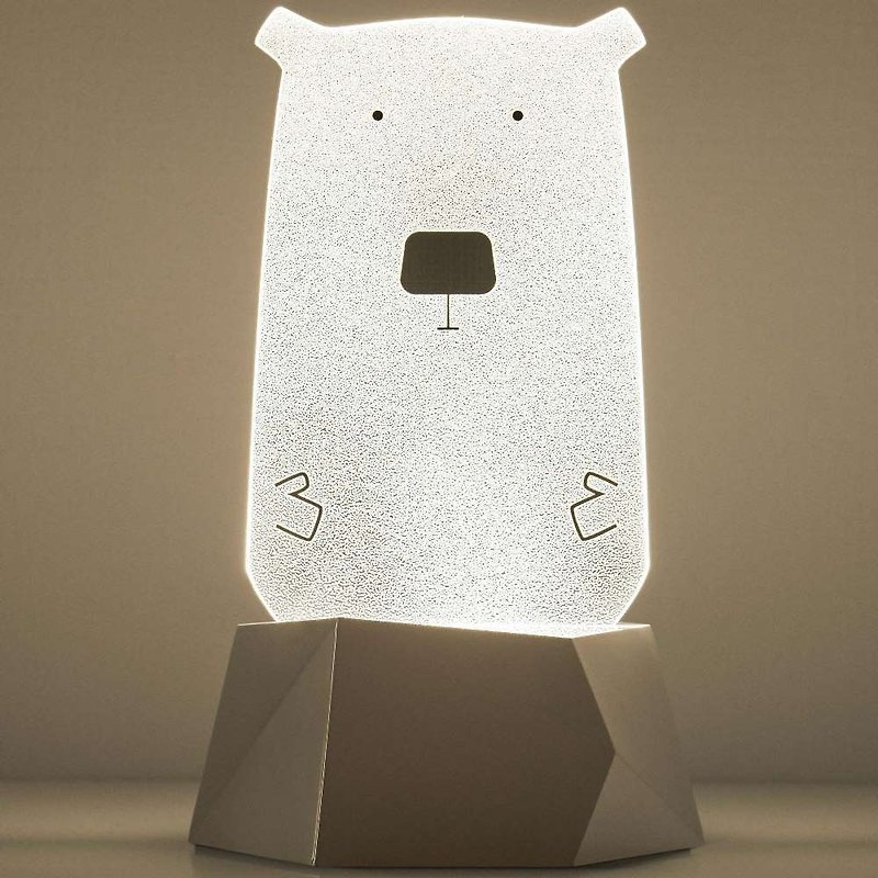 Party Light 派對時光情境燈-北極熊 - 燈具/燈飾 - 塑膠 白色