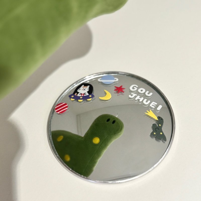 感圧転写ステッカー ミニサイズ 恐竜デザイン 猫デザイン - 3種 - ステッカー・シール - プラスチック 多色