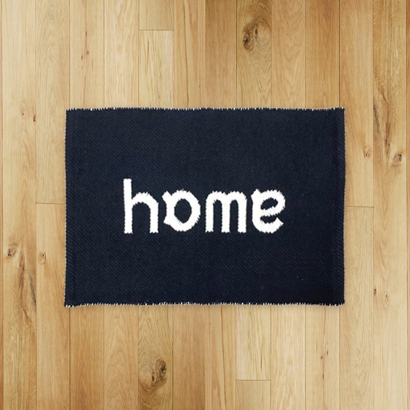 Home & Away Rug - 地墊/地毯 - 棉．麻 黑色
